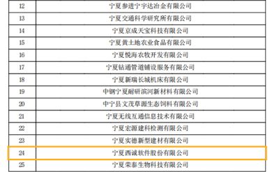 寧夏西誠(chéng)軟件股份有限公司